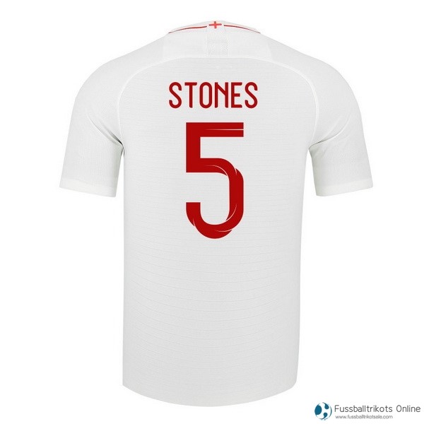 England Trikot Heim Stones 2018 Weiß Fussballtrikots Günstig